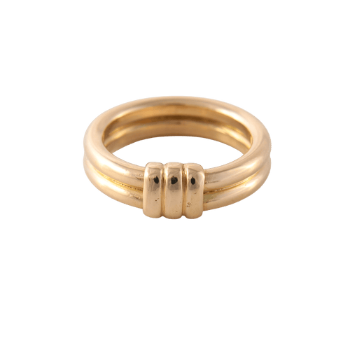 Bague 54 CHAUMET Bague Double anneau 58 Facettes 1