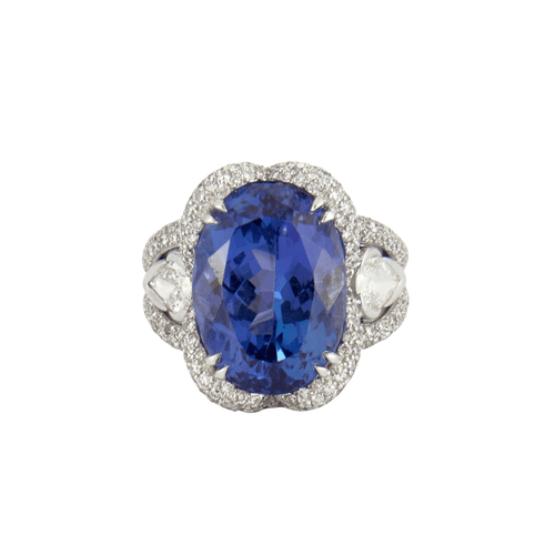 Bague 53 Bague cocktail Tanzanite 58 Facettes P46L13