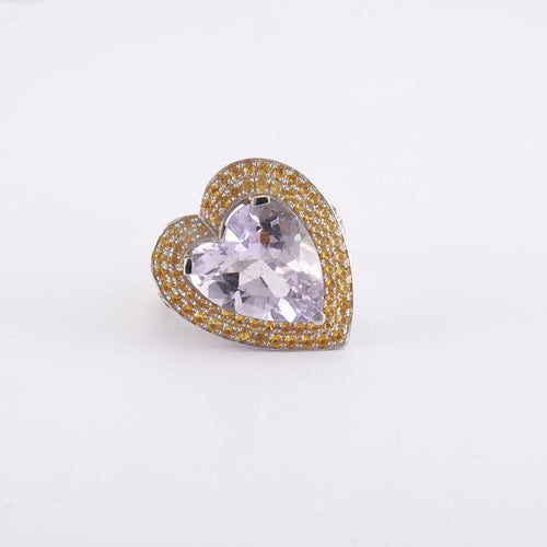 Bague 47 / Blanc/Gris / Or 750 Bague "Subtile raison" MAUBOUSSIN 58 Facettes 200019R