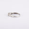 Bague 54 / Blanc/Gris / Or 585 Bague Solitaire Diamant 0.20 carat 58 Facettes 150235R