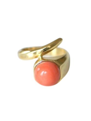 Bague Bague clou or et corail 58 Facettes