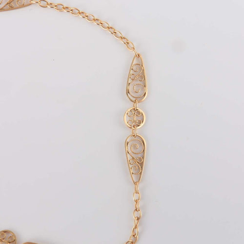 Collier Chaîne Maille Filigrane 58 Facettes 1