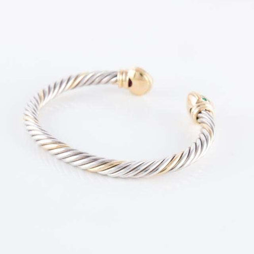 Bracelet Bracelet ouvert Rubis Emeraudes 58 Facettes HS20836