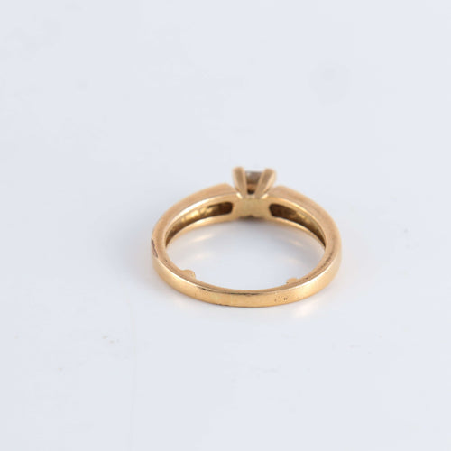 Bague 47 Bague Solitaire Diamant princesse 58 Facettes FM89