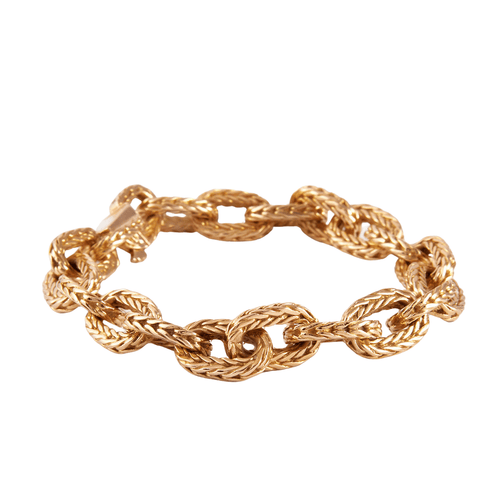 Bracelet Bracelet gourmette or jaune 58 Facettes