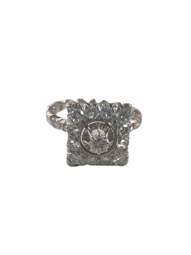 Bague 57 Bague Rétro diamants 58 Facettes