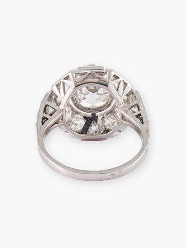 Bague 53 Bague Ancienne Platine & Diamants 58 Facettes 210005