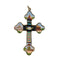 Pendentif Croix en micro-mosaïque 58 Facettes
