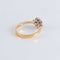 Bague 53 Bague Marguerite Rubis et 12 Diamants 58 Facettes FM63