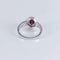 Bague 53 Bague style Marguerite Rubis Diamants 58 Facettes 1