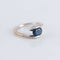 Bague 58 Bague Entrelac Saphir Diamants 58 Facettes FM98