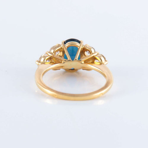 Bague 53 Bague Saphir Diamants 58 Facettes 1