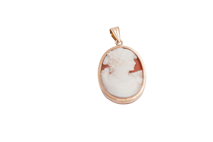 Pendentif Pendentif Camée en or 18 carats 58 Facettes