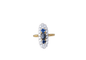 Bague Bague Marquise Vintage diamants et saphirs 58 Facettes