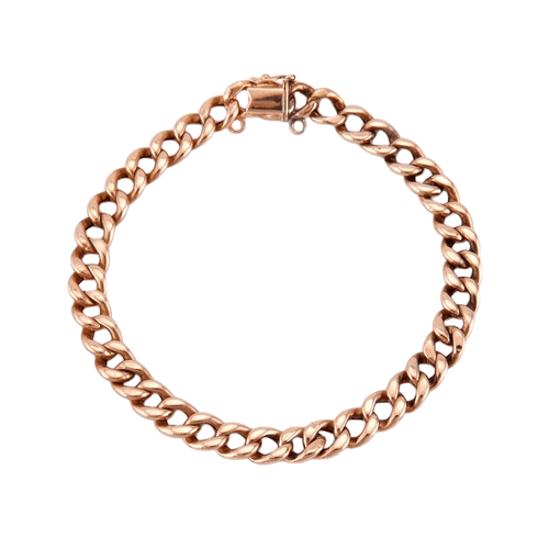 Bracelet Bracelet Or Rose et or jaune Maille Gourmette 58 Facettes