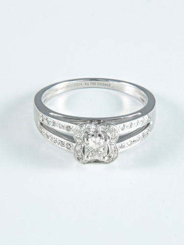 Bague 55 Bague Mauboussin Chance of Love n°2 58 Facettes