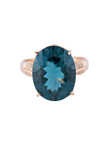 Bague 52 Bague Topaze Blue London 58 Facettes