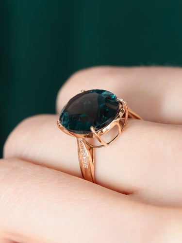 Bague 52 Bague Topaze Blue London 58 Facettes