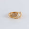 Bague 54 Bague Pavage Diamants or jaune 58 Facettes FM113