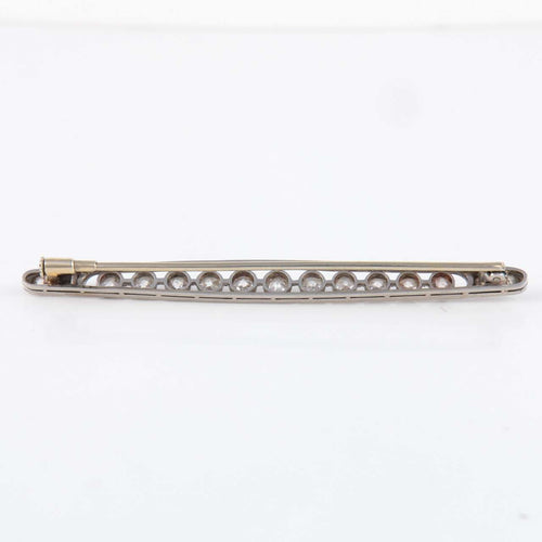 Broche Broche Art Déco 15 Diamants 58 Facettes 1