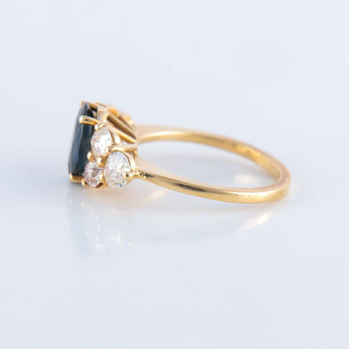 Bague 53 Bague Saphir Diamants 58 Facettes 1