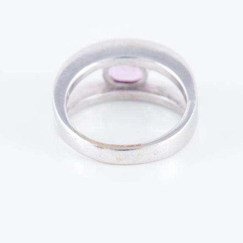 Bague 56.5 Bague double corps Saphir rose 58 Facettes HS2436