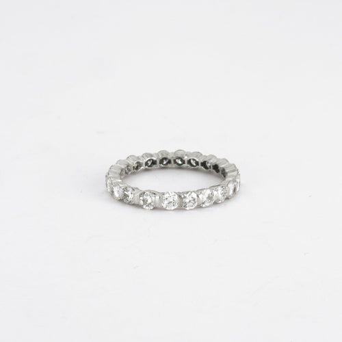 Bague 54 Alliance tour complet Diamants 58 Facettes DV0166-1