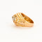 Bague 54 Bague Bandeau or Jaune et Diamants 58 Facettes DV0432-3