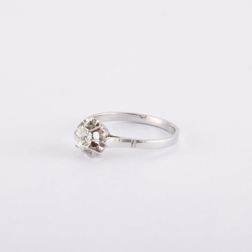 Bague 55 Bague Solitaire - Or & Diamant 0.30ct 58 Facettes 220327R