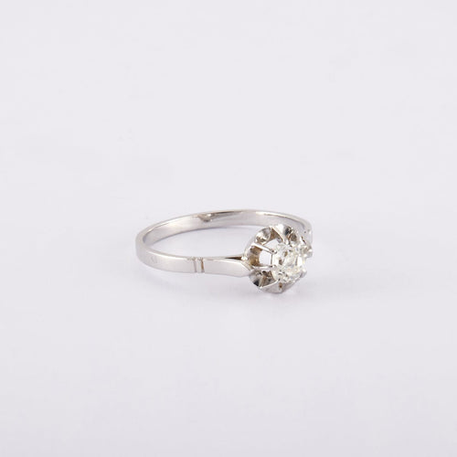 Bague 55 Bague Solitaire - Or & Diamant 0.30ct 58 Facettes 220327R