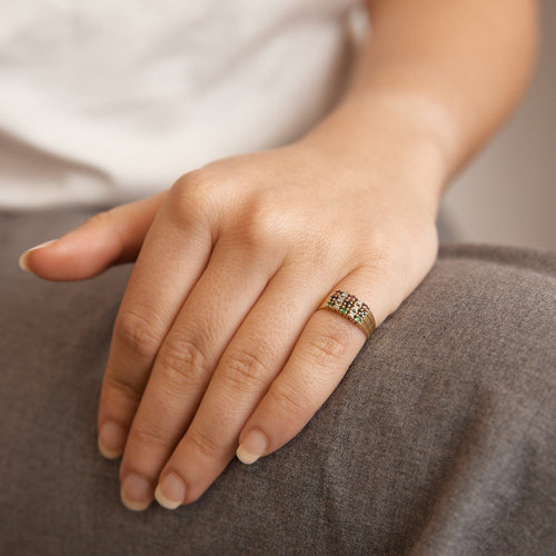 Bague 49 Bague de Harem 58 Facettes DV0155-1