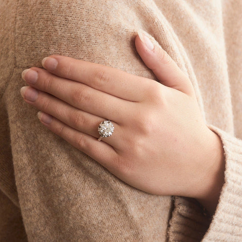 Bague 53 Bague Diamant Collerette 58 Facettes DV0347-1