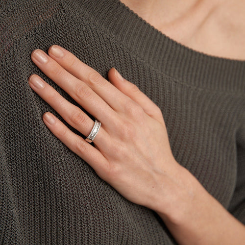 Bague 51 Bague Diamants baguettes 58 Facettes DV0148-1