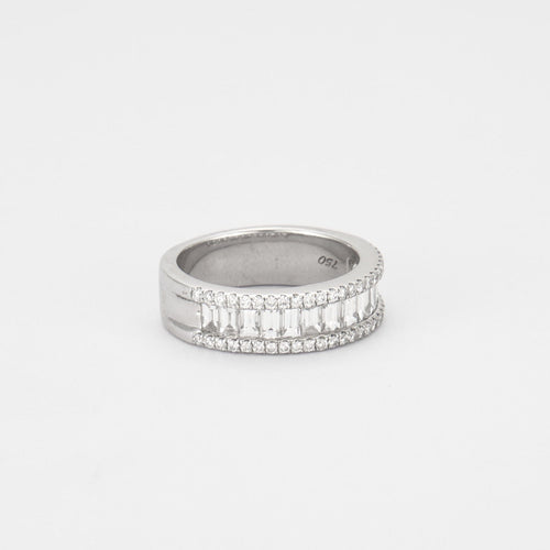 Bague 51 Bague Diamants baguettes 58 Facettes DV0148-1
