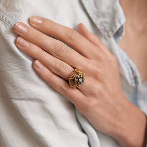 Bague 51 Bague Fils d'or Diamants 58 Facettes DV0025-1