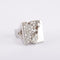 Bague 51 / Blanc/Gris / Or 750‰ Bague Chevalière Diamants 58 Facettes 220581R