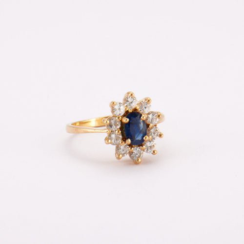 Bague 50 Bague Marguerite Saphir 58 Facettes DV0065-1
