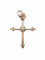 Pendentif Croix Jeannette ancienne régionale en or rose 18Kt 58 Facettes