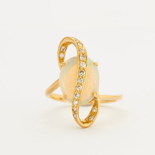 Bague 51 Bague Opale Arlequin Diamants 58 Facettes DV0348-1