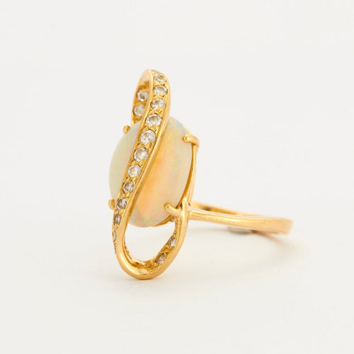 Bague 51 Bague Opale Arlequin Diamants 58 Facettes DV0348-1