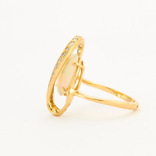 Bague 51 Bague Opale Arlequin Diamants 58 Facettes DV0348-1