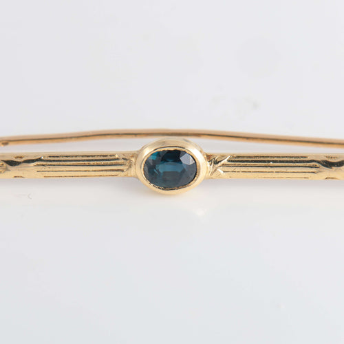 Broche Broche barrette Saphir 58 Facettes 1