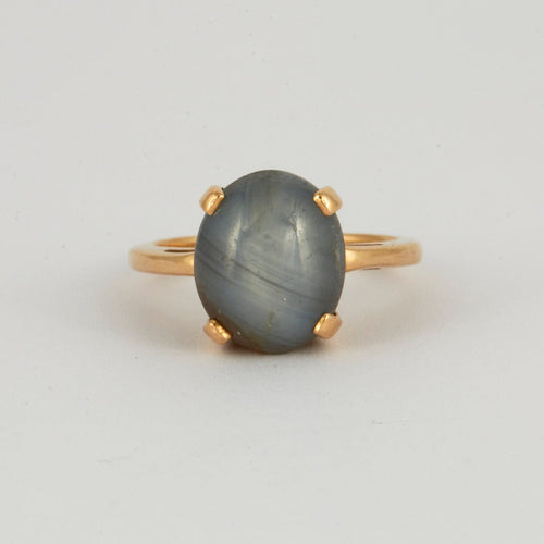 Bague 53 Bague Saphir Etoilé Cabochon 58 Facettes DV0315-3