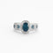 Bague 52 Bague Saphirs Diamants 58 Facettes DV0439-1