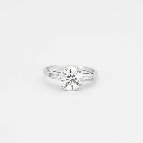 Bague 52 Bague Solitaire Platine Diamant 2.20ct 58 Facettes DV0116-1