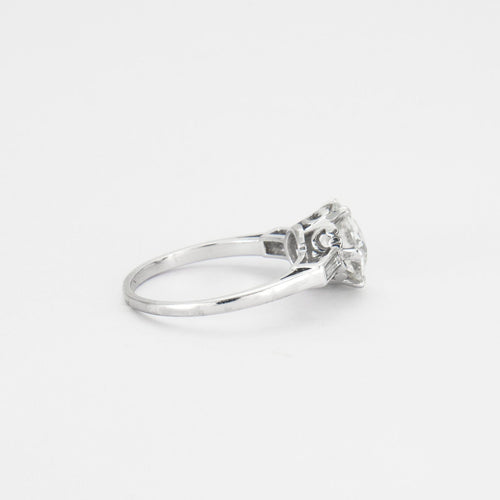 Bague 52 Bague Solitaire Platine Diamant 2.20ct 58 Facettes DV0116-1