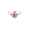 Bague 55 Bague rubis diamant ancienne 58 Facettes