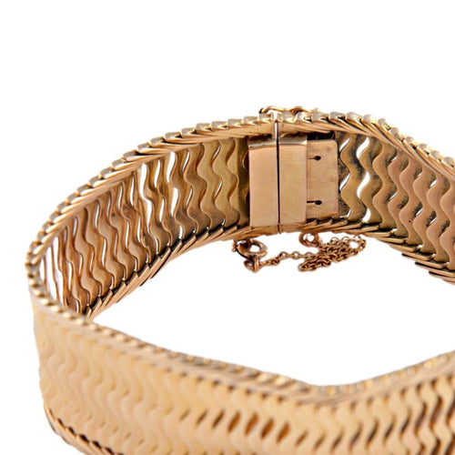 Bracelet maille écailles de poisson 58 Facettes