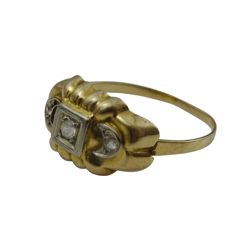 Bague Bague ancienne en or et diamants 58 Facettes