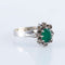 Bague 58 Bague Marguerite pierre verte 58 Facettes 144